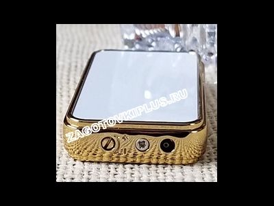 Зажигалка двухсторонняя с бортиками  в подарочной коробочке в комплекте с пластинами для сублимации