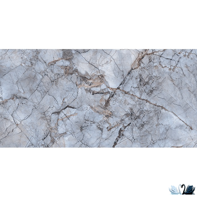 Керамогранит NB CERAMIC Calcolo Light Blue P2138 120 х 60 см серо - голубой полированный
