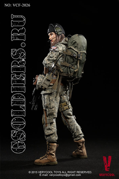 Коллекционная фигурка 1/6 ACU Camo Female Shooter VCF-2026 - VeryCool