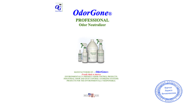 Документация OdorGone Professional (chemtech-usa)