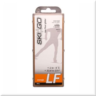 Парафин Ski-Go  LF Orange  +1/-5 новый снег  200г. 69009