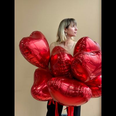 НАБОР ВОЗДУШНЫХ ШАРОВ "ЛЮБЛЮ"