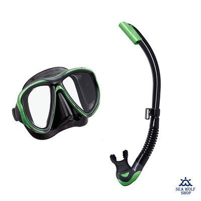 Маска для дайвинга с трубкой TUSA Powerview+PlatinaII, силикон, комплект 24-170