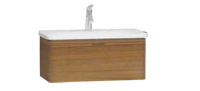 Шкаф с раковиной VitrA Nest Trendy (с 1 ящиком, 80 см, цвет натуральная древесина), 56138