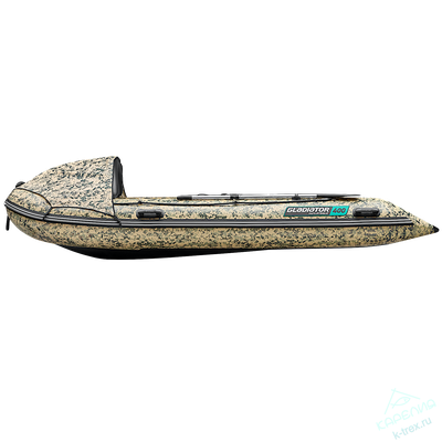 Лодка ПВХ Gladiator Active C420AL Camo с алюминиевым полом