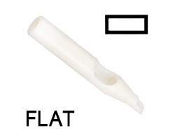 СТЕРИЛЬНЫЕ ОДНОРАЗОВЫЕ ТАТУ НАКОНЕЧНИКИ (Tips) Белые - FLAT