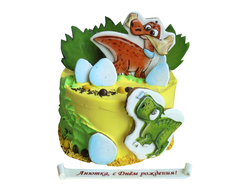 Торт "В мире динозавров-2"