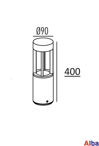 LED светильник садово-парковый 843-400