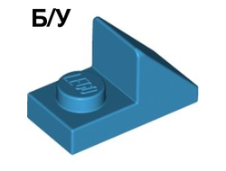 ! Б/У - Slope 45 2 x 1 with 2/3 Cutout, Dark Azure (92946 6151668) - Б/У