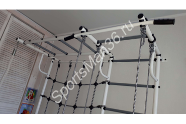 ДСК "Пионер-С4РМ", цвет белый, перекладины серые