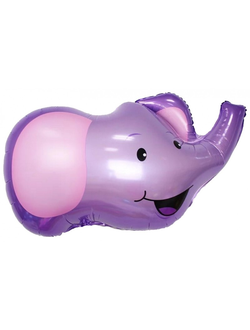 Шар фольгированный с гелием "Голова слона"