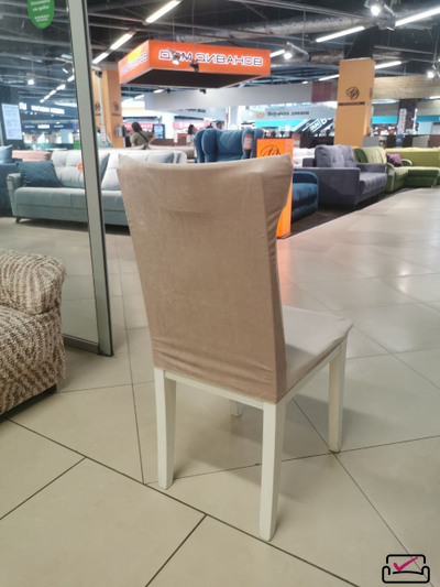 Чехол на стул "Велюр" Бежевый. Россия