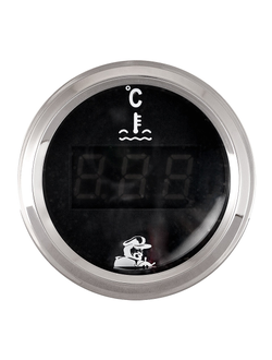 Указатель температуры воды цифровой, Мореман  25-120 градусов, черный циферблат