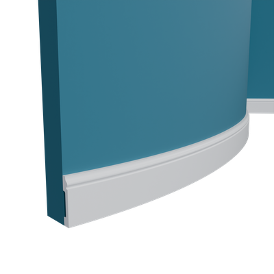 Напольный плинтус из дюрополимера Perfect Plus Р29, 2 м.п.