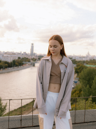 Рубашка плотная футер с люверсом