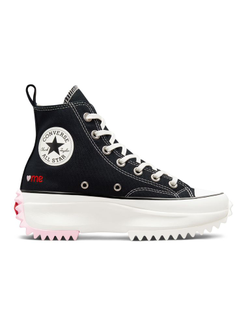 Кеды Converse Run Star Hike LOVE ME на платформе черные высокие A01598C