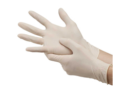 Перчатки смотровые латексные ОПУДРЕННЫЕ (100шт/50пар), размер М
