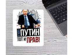 Коврик для мыши вертикальный Путин, Россия №71