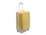 Пластиковый чемодан ABS золотой размер M