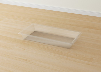 Лоток для игры с водой прозрачный (Прямоугольный)