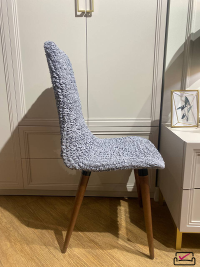 Чехол на стул Микрофибра Грэй. ЗАЩИТА МЯГКОЙ МЕБЕЛИ ОТ ЖИВОТНЫХ. Россия