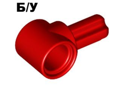 ! Б/У - Technic, Axle and Pin Connector Hub with 1 Axle, Red (22961 / 6167939) - Б/У