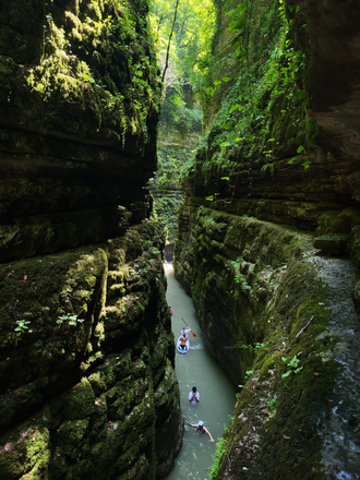 ХАШУПСИНСКИЙ  МЕГА  КАНЬОН. Трансфер до р. Псоу.