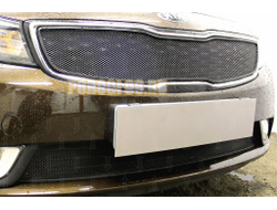 Защита радиатора KIA Cerato 2016-2018 black боковые