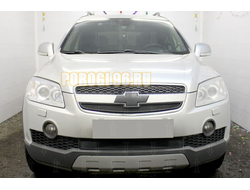 Защита радиатора Chevrolet Captiva 2006-2011 black низ