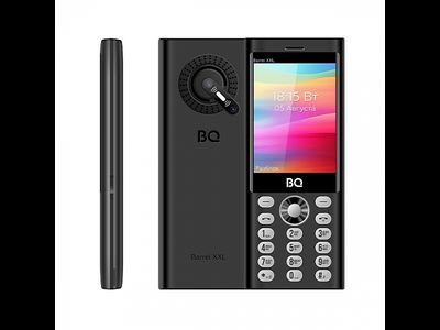 BQ 3598 Barrel XXL Чёрно-серебристый