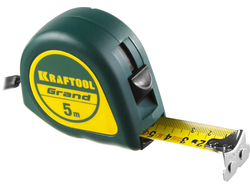 Рулетка KRAFTOOL Grand, 5 м х 25 мм