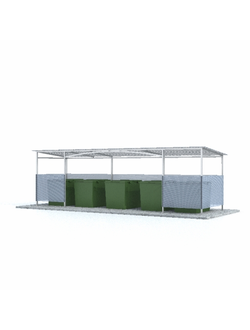 контейнеры Место для мусорных контейнеров 6