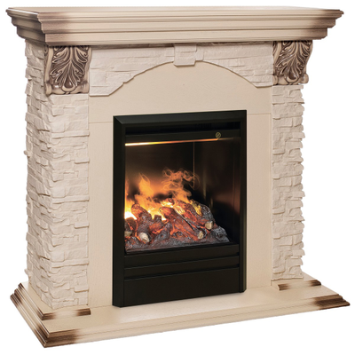 Электрический камин Dublin Lux WT с очагом 3D Olympic