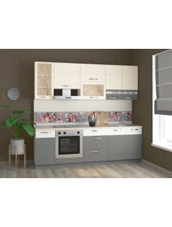 Кухонный гарнитур Графит размер 240 см