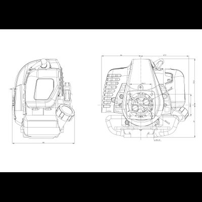 ДВИГАТЕЛЬ 1,02ЛС 25,4СМ3 МУФТА СЦЕПЛЕНИЯ, 3,12 КГ Cнято с продажи