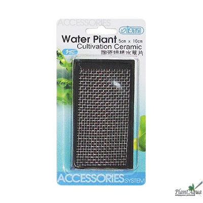 Керамическая площадка с сеткой для культивации растений 5*10 см