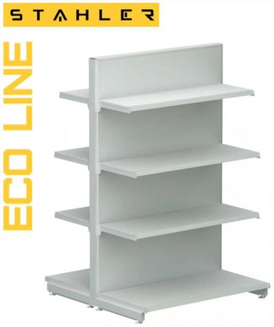 Стеллаж ECO LINE островной L=1250 H=1600