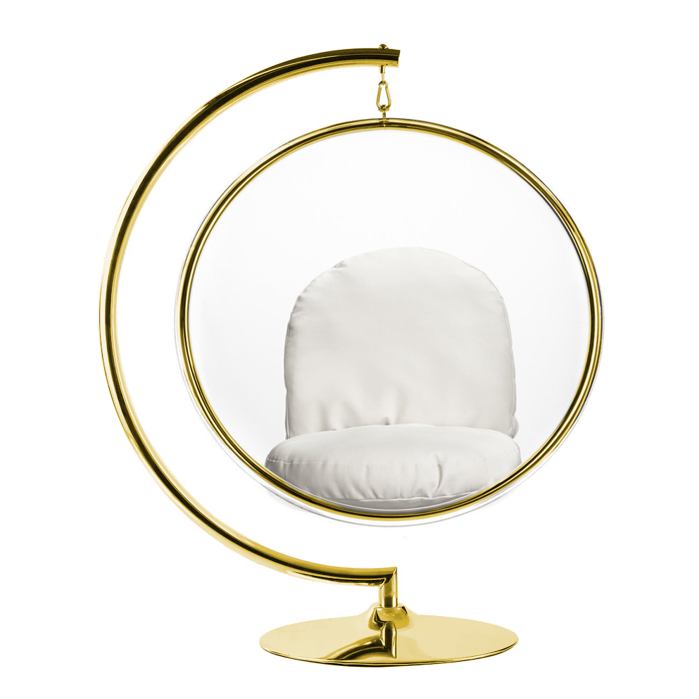 Bubble chair gold deals
