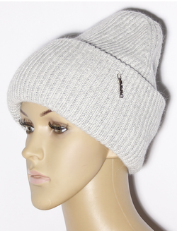 Екатеринбург. Шапка женская "Резинка" 865  серая, кофе, пудра