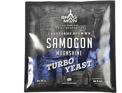 Дрожжи спиртовые Bragman "Samogon", 70 г