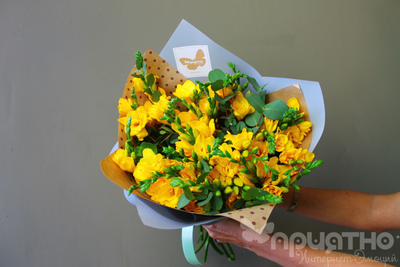 БУКЕТ МОНО ЦВЕТОВ № 418