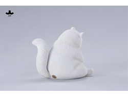 Очень толстый котик (белый) - Коллекционная фигурка 1/6 Pudgy Cat (JXK291A) - JXK