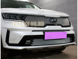 Защита радиатора для KIA Sorento 2020- chrome середина