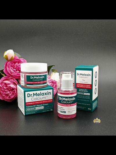 Dr.Melaxin Сыворотка и крем на основе комплекса Rebornic со спикулами против птоза и дряблости кожи