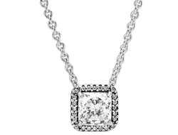 Серебряное колье с подвеской PANDORA 396241CZ с кубическим цирконием