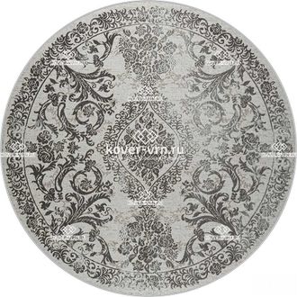 Ковер RIMMA LUX 36932j cream-grey / 2,4*2,4 м круг