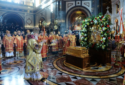 К НИКОЛАЮ ЧУДОТВОРЦУ В ХРАМ ХРИСТА СПАСИТЕЛЯ 2017г.