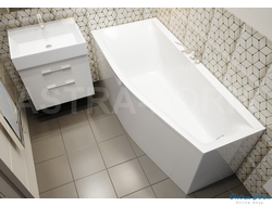 Astra-Form Ванна Скат левосторонняя 170/75 см белая