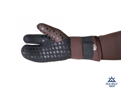 Рукавицы неопреновые 8мм Scorpena D, 3х-палые н/н застежка, р.M