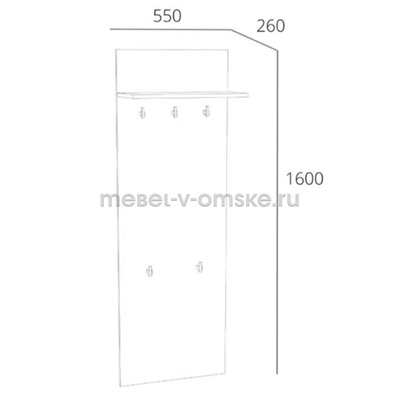 Вешалка Нортон-013.73